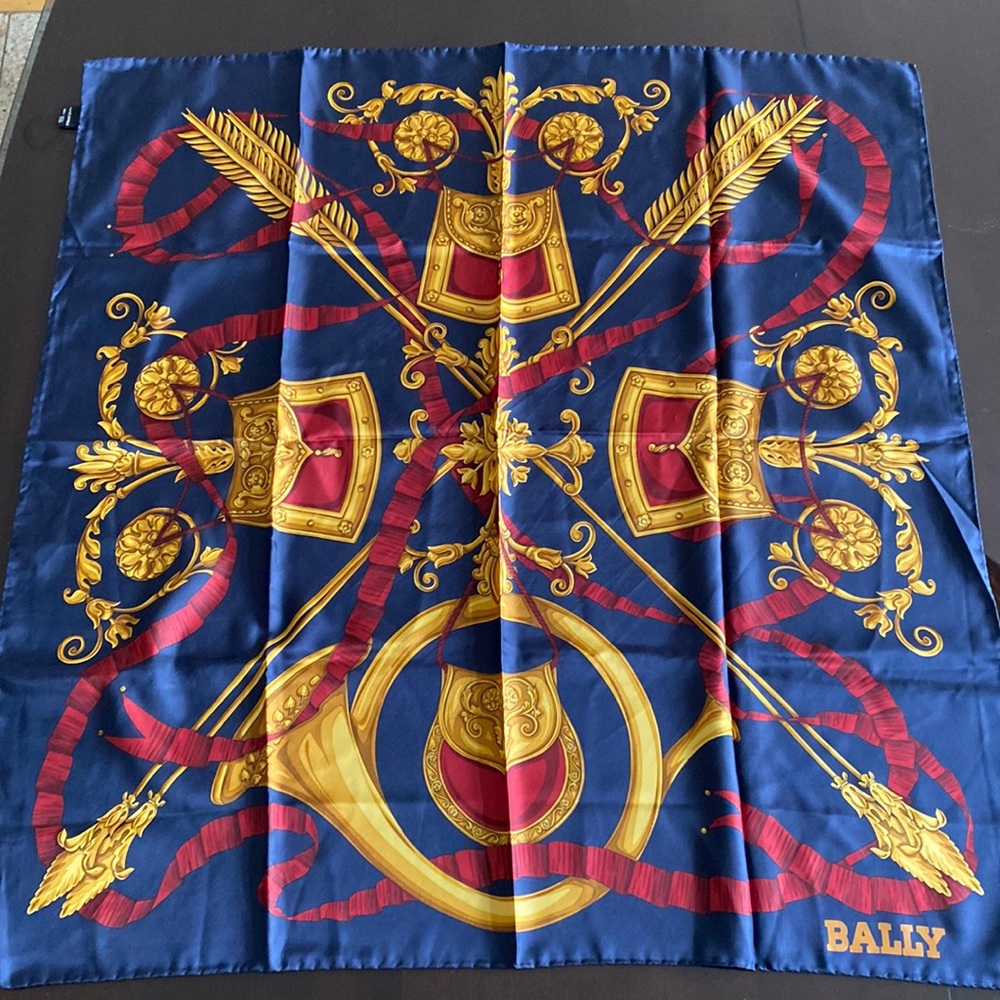 BALLY silk scarf